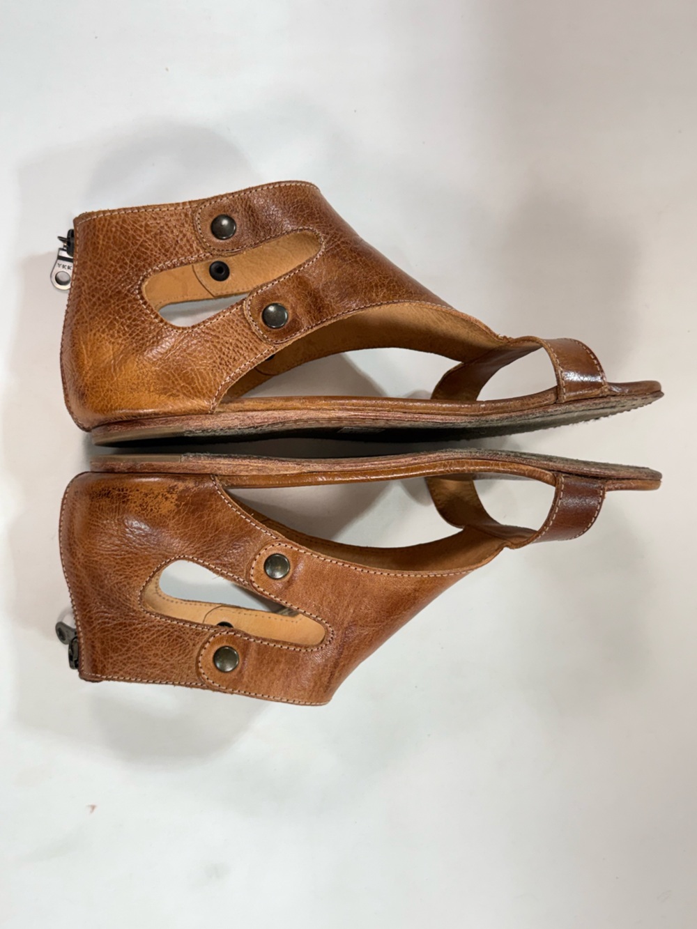 BEDSTU Brown Leather SOTO Open-Toe Sandals size 10 - Picture 5 of 8